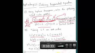 Information Solving Initial Value Problem Using Laplace Transform Update