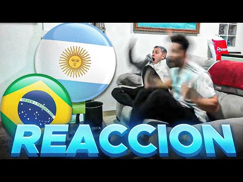 REACCION ARGENTINA VS BRASIL LA FINAL