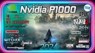 🟢NVIDIA P1000 in 15 Games |  in 2024