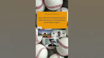 Most homeruns in a season for the Detroit Tigers? #mlb #baseball #trivia thumbnail