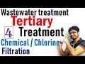 Tertiary treatment of wastewater