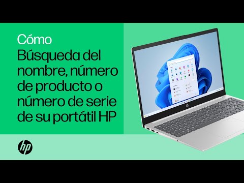 Búsqueda del nombre, número de producto o número de serie de su portátil HP | HP Support