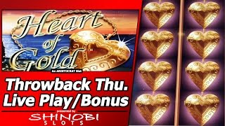 Heart of Gold Slot - Throwback Thursday Live Play and Free Spins Bonuses screenshot 2