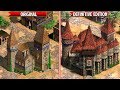 Age of Empires 2: Definitive Edition - All Wonders Comparison - Original vs Remaster