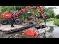 Berging mixer betonwagen in volle gang - Groeneweg Schiedam