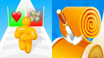 Tall Man Run VS Spiral Roll - All Levels SpeedRun Gameplay Android iOS Ep 12