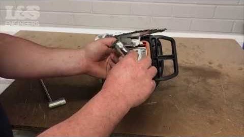 How to Change the Chain and Bar on a Stihl MS180 Chainsaw | L&S Engineers