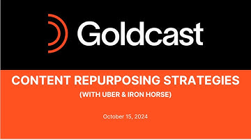 Maximizing the Impact of Your Content by Repurposing Webinars with Uber and Iron Horse
