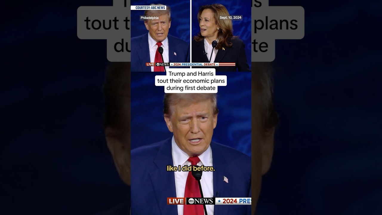 Trump and Harris tout their economic plans during first debate