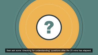 ALT:achieve study skills - Checking for Understanding