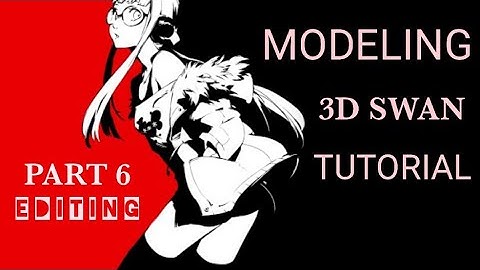 Metasequoia 4 Tutorial Intermediate 8 Hoe maak je 3D Swan deel 6 Bewerken#phionestudio#metasequoia4