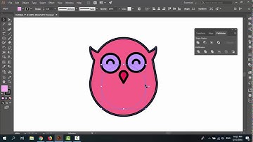 How to create Animal Icons in Adobe illustrator - Owl