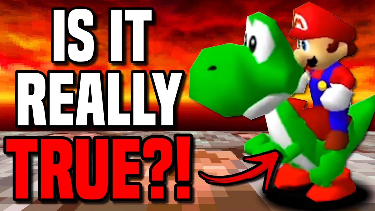 Machtigen Samenpersen maak een foto Can You Ride Yoshi In Super Mario 64!? - Video Game Mysteries - YouTube