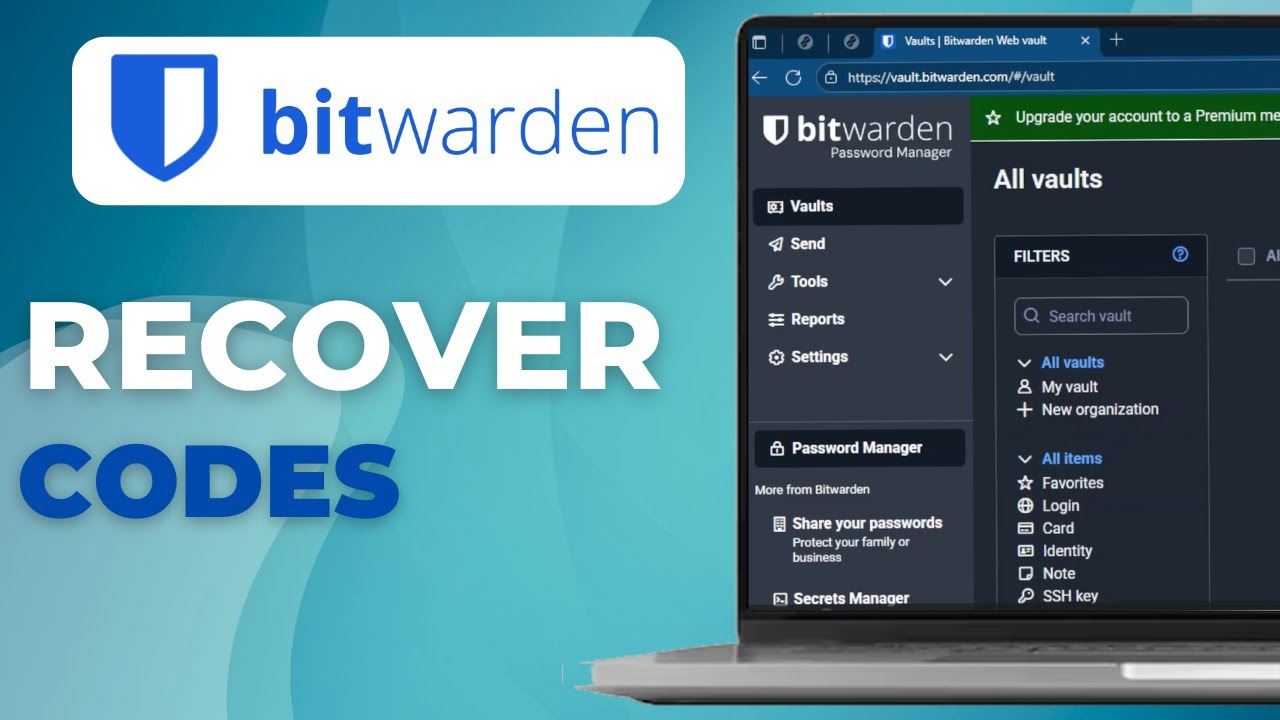 How To Recover Bitwarden Recovery Codes