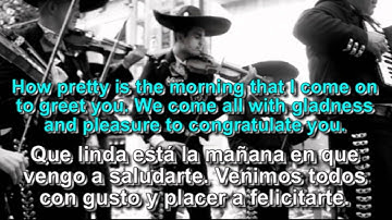 Thumbnail of Las Mañanitas (letra de cancion & with English translation)