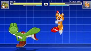 Mugen Vore Spike Vs Tails Doll