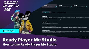 How to use Ready Player Me Studio