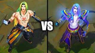 Heartsteel Kayn vs Odyssey Kayn Legendary Skins Comparison (League of Legends)