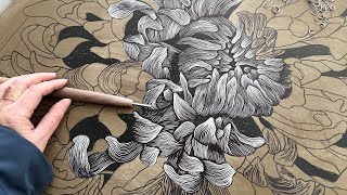 How Do I Start My New Lino Project? Chrysanthemum