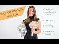 Brooch Bouquet Tutorial | DIY Wedding Brooch Bouquet with Styrofoam Ball Glue Only Method