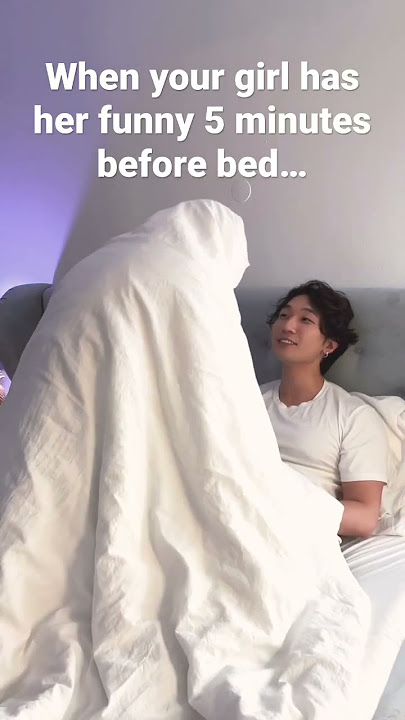 Blanket monster needs attention 😌 #shorts #couple #girlfriend #boyfriend