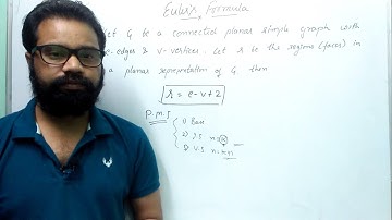 Euler Formula with Proof in Graph Theory | By :- Harendra Sharma