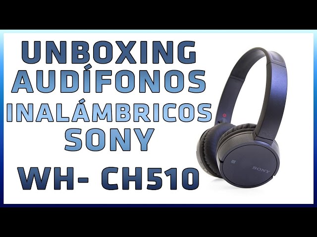 Audífonos inalámbricos WH-CH510