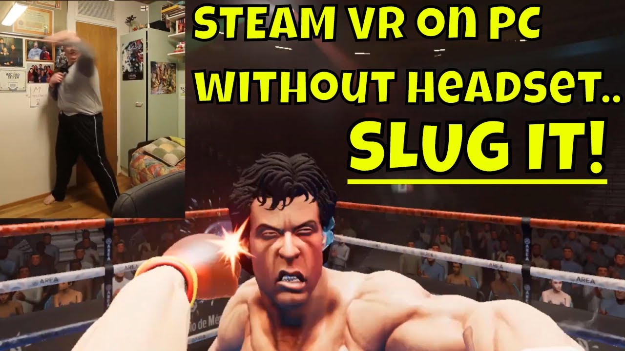 Steam VR without headset (HMD) on PC Creed Rise to Glory HTC Vive