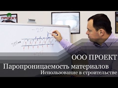 Паропроницаемость материалов и влажность воздуха. Как сохранить в доме тепло?