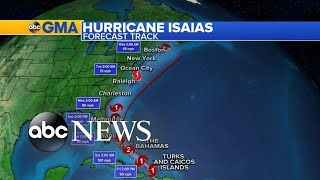 Isaias now a hurricane, heads toward Bahamas and US East Coast l GMA