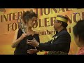 Lucia baratas dancing wheels wins best film in isenma