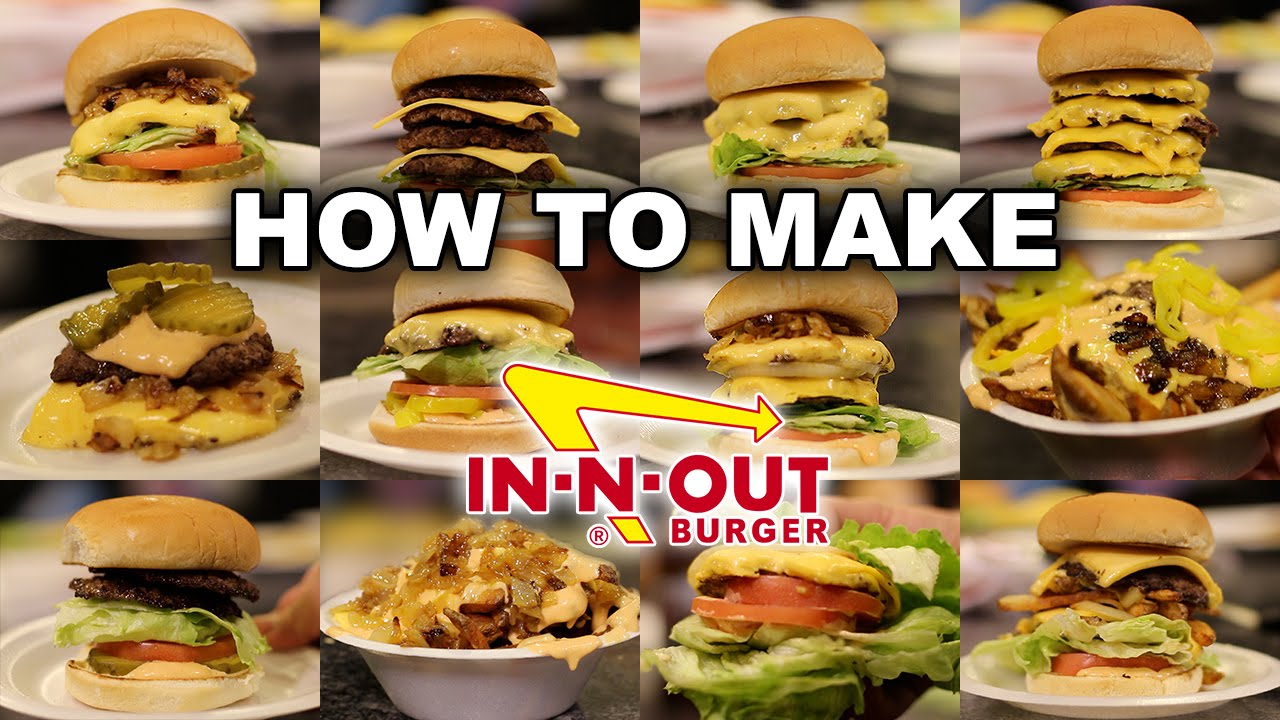 The ENTIRE In-N-Out SECRET MENU | HellthyJunkFood