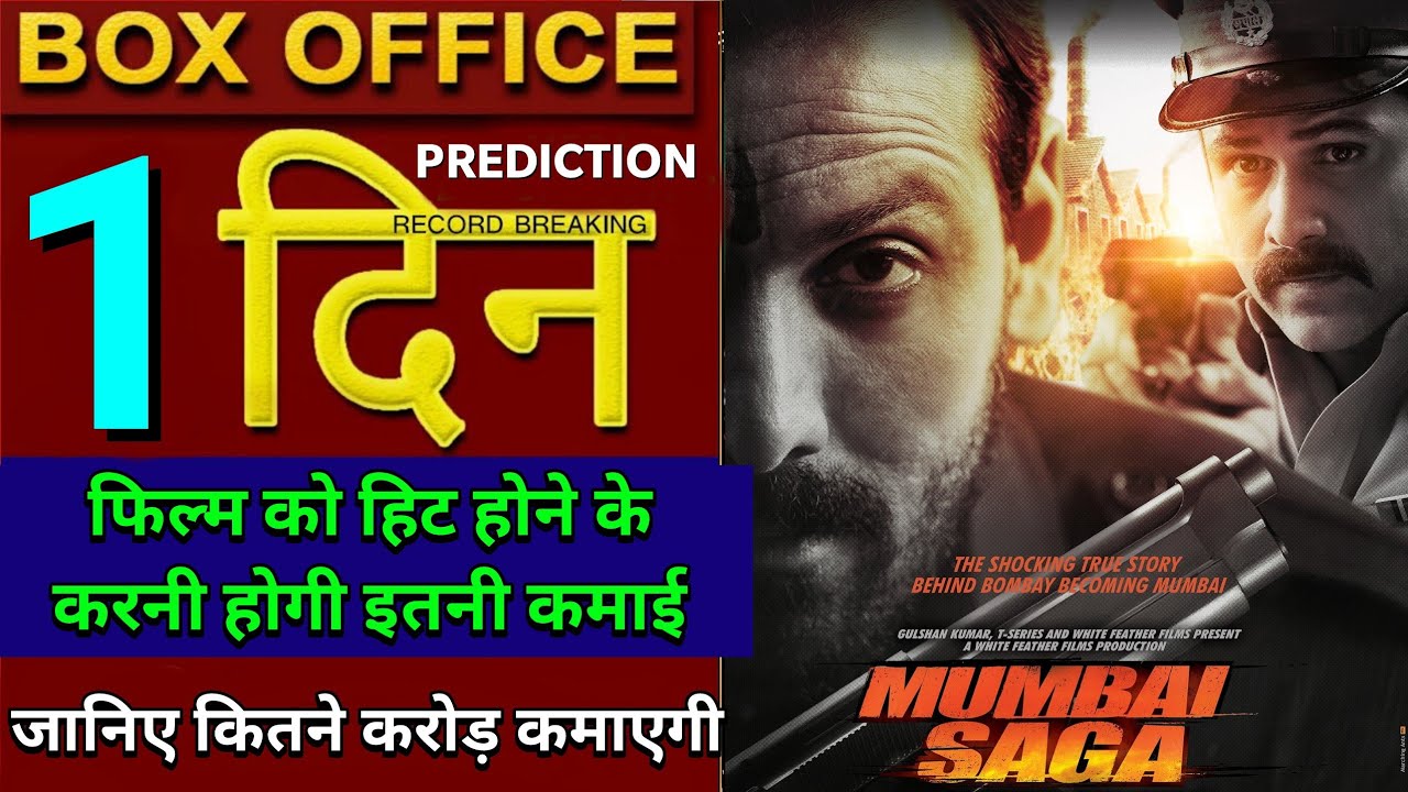 Mumbai Saga Box Office collection, John Abraham, Emraan Hashmi, Kajal Agarwal, Budget 