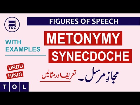 Metonymy - Definitions & Examples | مجاز مرسل | Types of Metonymy | Metonymy & Synecdoche