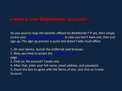 bitdefender login