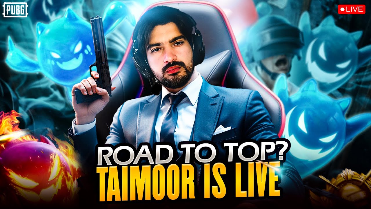 ROAD TO TOP 😱 PUBG MOBILE LIVE RANK PUSH | TOP 1 TAIMOOR YT - YouTube