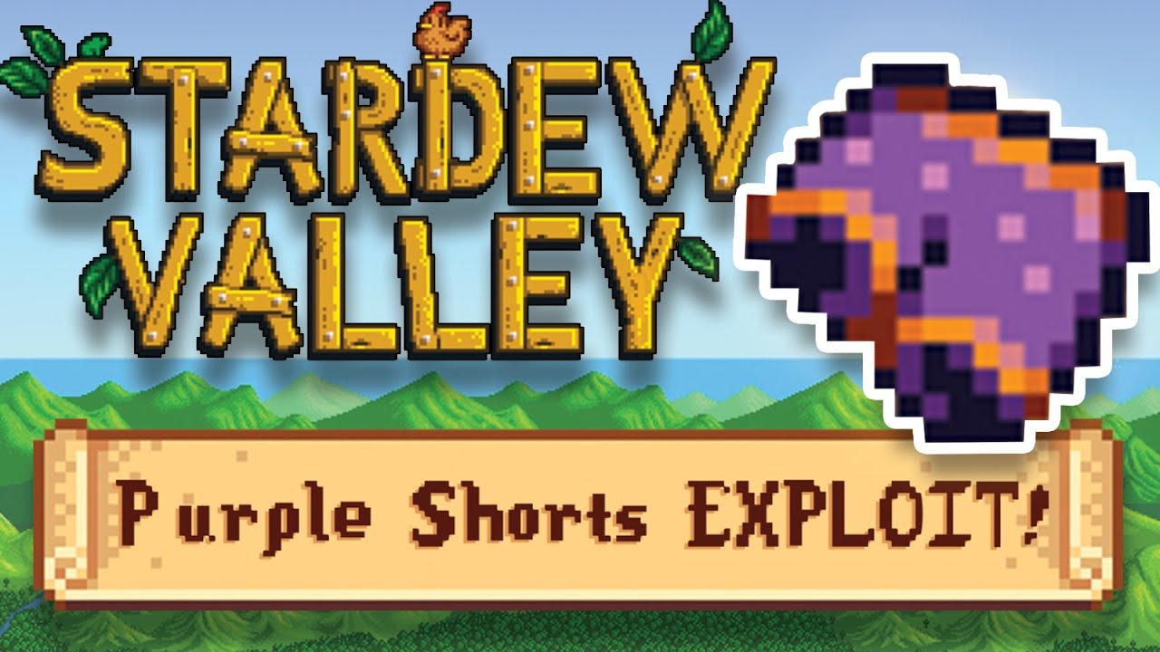 Mayor Lewis' Lucky Trimmed Shorts EXPLOIT - Stardew Valley 1.5 - YouTube
