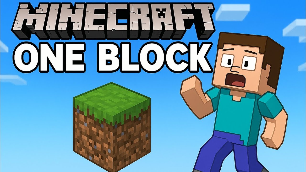Playing One Block in Minecraft for the first time . Part - 1 ...