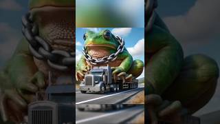 Amazing To Biggest Frog Ever || ai cats videos || #aicat #aicats #aicatsvideo Shorts