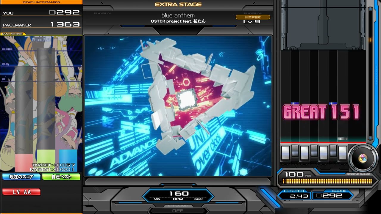beatmania IIDX INFINITAS】blue anthem OSTER project feat. 花たん