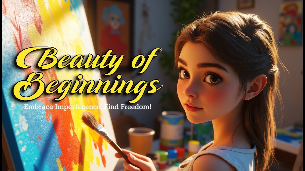 Beauty of Beginnings: A Motivational Story in English - Embrace Imperfection!