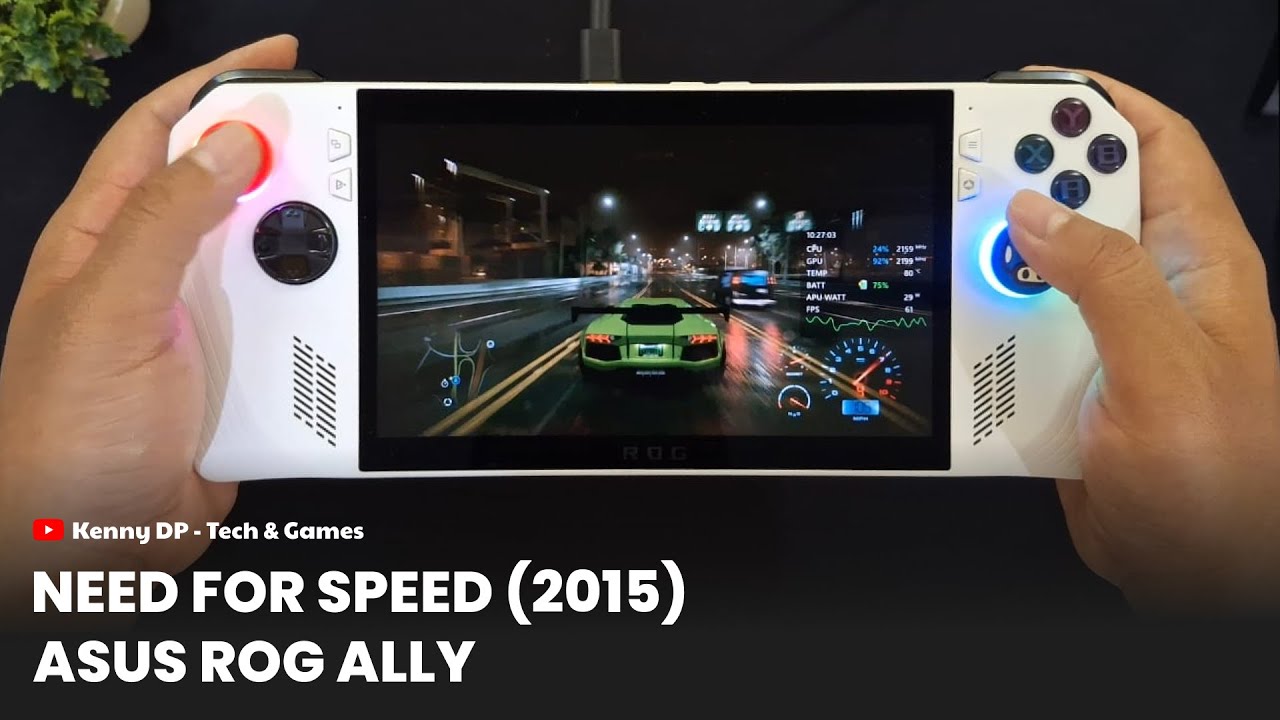 🎮 ASUS ROG ALLY | Need For Speed (2015) | 1080p 60fps 🏎️💨 - YouTube