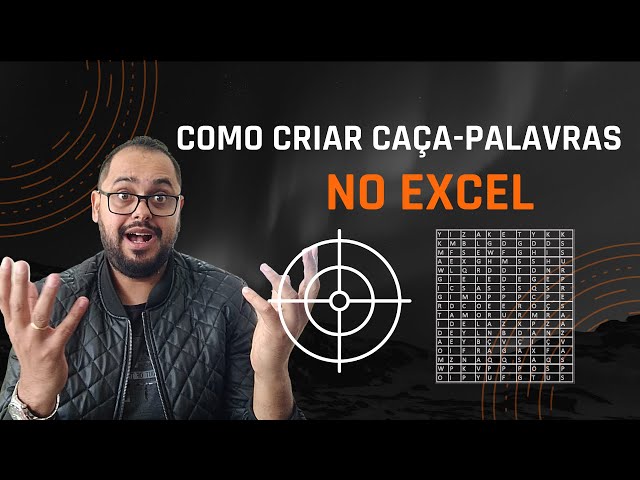 Como Criar um Jogo de Caça Palavras no Excel - Ninja do Excel