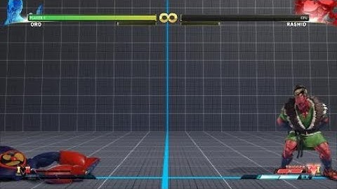 STREET FIGHTER V Oro vskill1 setup double jump empty low