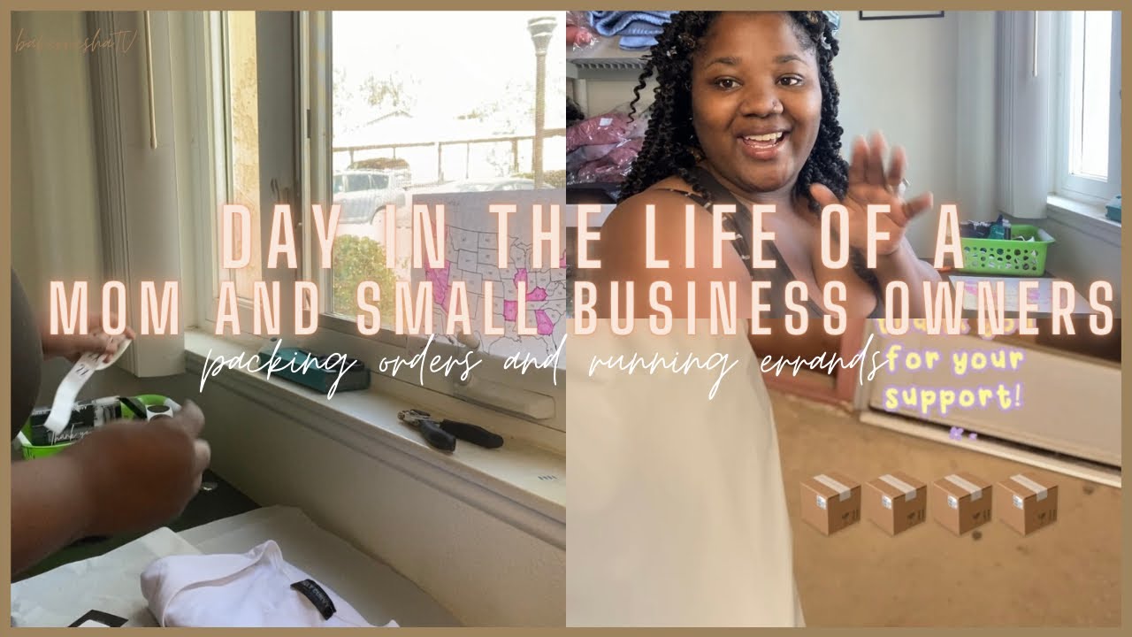 DAY IN THE LIFE OF A MOM AND SMALL BUSINESS OWNER - YouTube