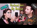 Husband does my Makeup | Valentine’s Day Gift from him | Kavya K