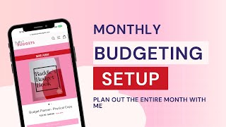 Monthly Budget With Me | Beginner Budgeting | How to Plan Out Your Budget for the Month