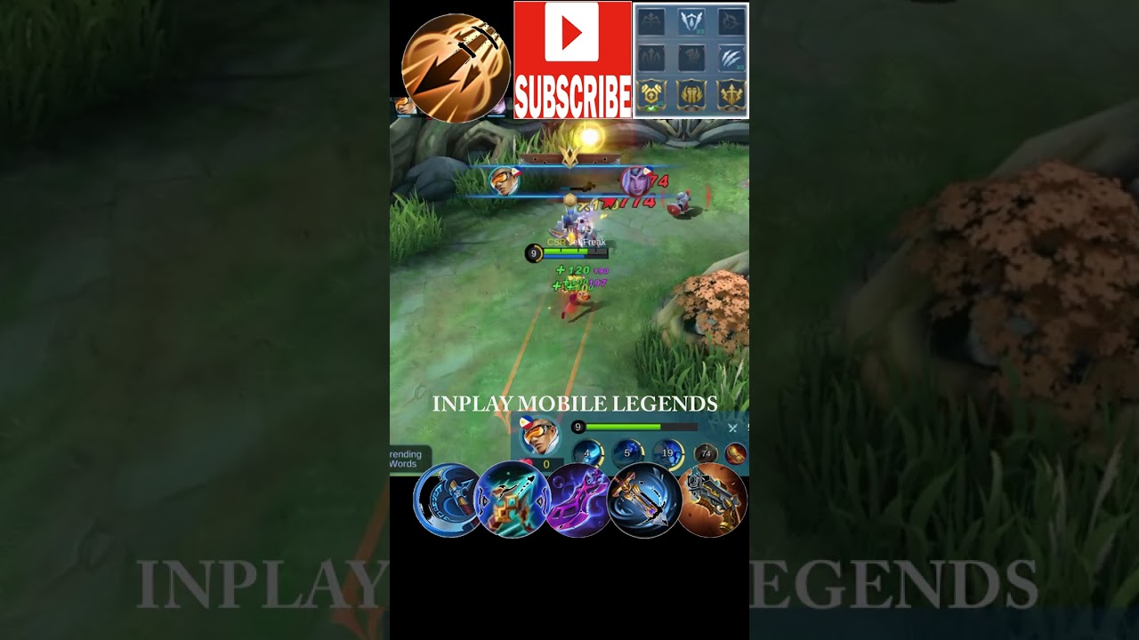 BRUNO 100% CRITICAL DMG | INPLAY MOBILE LEGENDS 