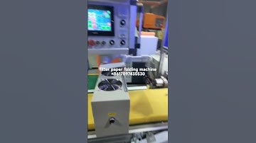 #filtermakingmachine #pleatingmachine filter paper folding machine