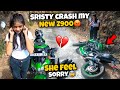 Sristy ne frist ride ma hi bike crsh krdiand then she start crying  hy